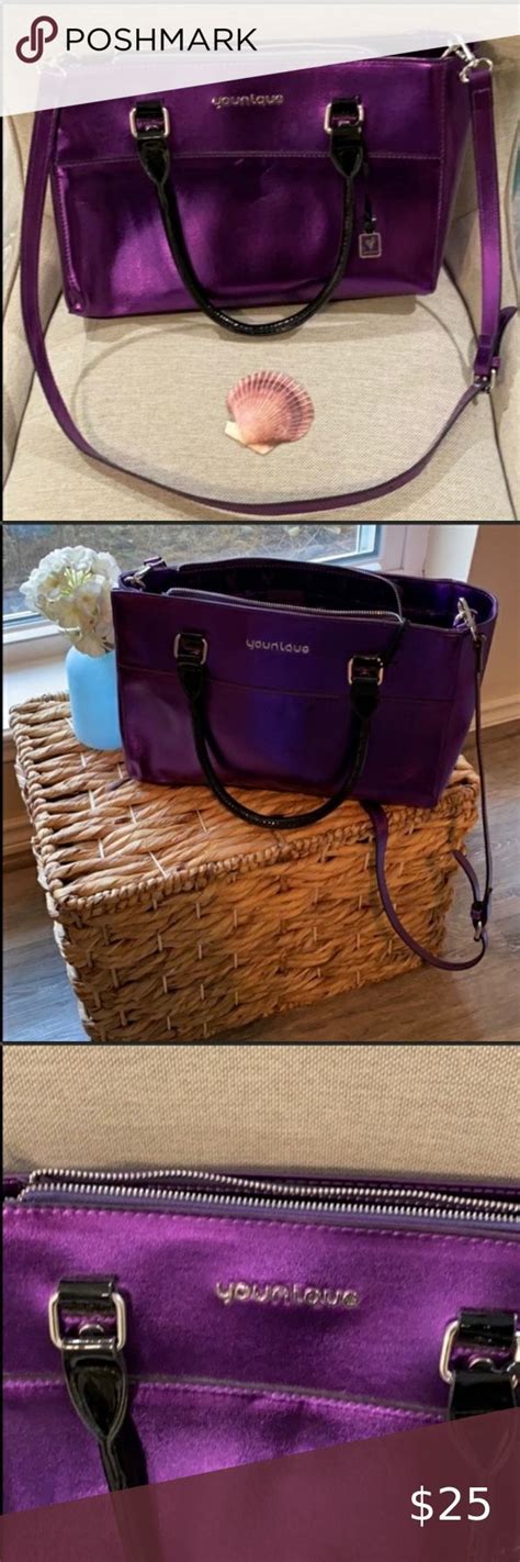 younique purple purse